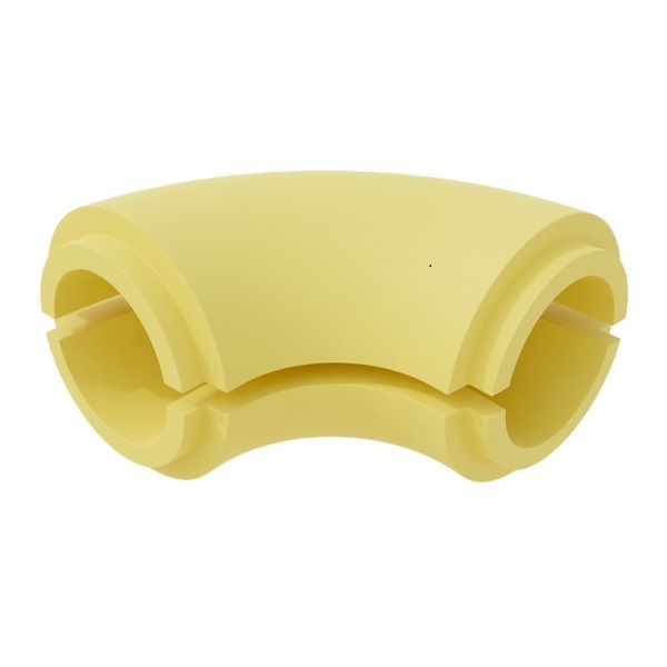 Отвод 90 градусов ППУ 38x40 мм без покрытия