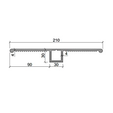 Гидроизоляционная шпонка АКВАСТОП® ДР-210/30
